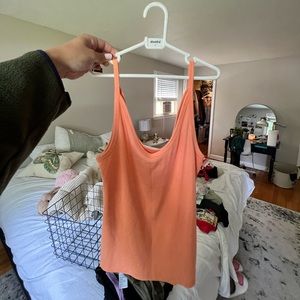 Orange tank top